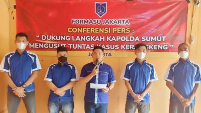 Formasu Jakarta Apresiasi Terhadap Kapolda Sumut Yang Telah Berhasil Mengungkap Kasus Kerangkeng Manusia