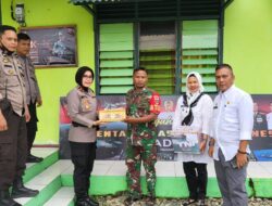 KAPOLSEK BAEBUNTA BERSAMA CAMAT BAEBUNTA DAN CAMAT BAEBUNTA SELATAN UCAPKAN SELAMAT HUT TNI Ke-77