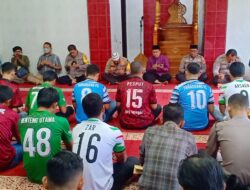 Polres Selayar  gelar Do’a Bersama Untuk Korban Tragedi Kanjuruhan bersama Persatuan Sepakbola Selayar