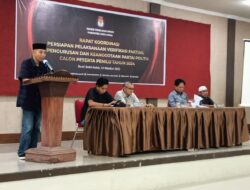 Gelar Rapat Koordinasi, Ketua KPU Luwu Utara: Enam Parpol Akan Lakukan Verifikasi faktual 