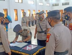 Empat Pejabat Polres Selayar Berganti, ini pesan Kapolres : Jaga Citra Polri