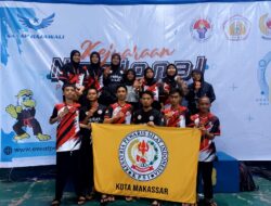 Perguruan Pencak Silat “Kesatria Pewaris Silat Indonesia” Cabang Kota Makassar berhasil meraih 12 Medali