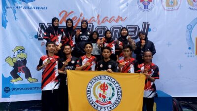Perguruan Pencak Silat “Kesatria Pewaris Silat Indonesia” Cabang Kota Makassar berhasil meraih 12 Medali