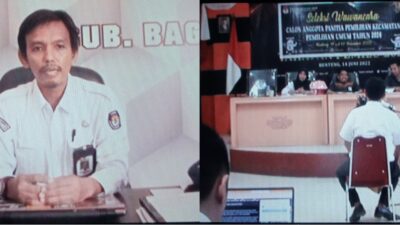 155 Bakal calon PPK Pemilu serentak jalani tes wawancara