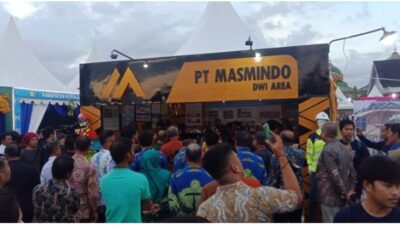 Menarik Perhatian, Stand PT Masmindo di K-UMKM EKSPO 2022 Di Serbu Pengunjung