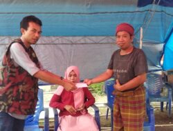 PDPM Kepulauan Selayar Salurkan bantuan kepada Korban kebakaran di Desa Buki Kepulauan Selayar