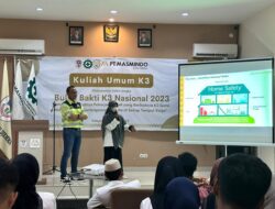 Masmindo Awali Kuliah Umum K3 di UNANDA