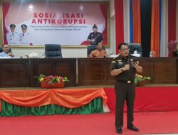 Sosialisasi anti korupsi dengan tema”jaga integritas diri sebagai langkah menangkal korupsi demi terwujudnya kepulauan selayar Mandiri”