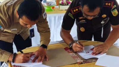 Penandatanganan Perjanjian Kerjasama antara PT.Bank Rakyat Indonesia (persero) Tbk Benteng Selayar dengan Kejaksaan Negeri