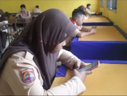 UPT SMPN Bontonumpa No 16 Kepulauan Selayar Laksanakan Penilaian Tengah Semester Berbasis Android