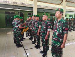 Dandim 1415/Selayar Rem 141/Rp Pimpin Upacara kenaikan Pangkat Prajurit TNI
