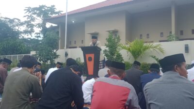 Shalat Ied 1444 H dikantor Partai Nasdem dipadati  warga