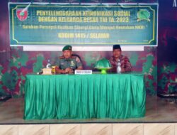 Kodim 1415/Selayar Rem 141/Tp gelar Komsos bersama Keluarga Besar TNI Tahun Anggaran 2023