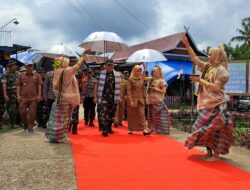 TIM WASEV DISAMBUT MERIAH DI LOKASI TMMD KE 116 MAROS