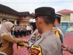 JELANG PEMILU 2024 AKBP GALIH INDRAGIRI TUGASKAN 218 PERSONIL POLRES PUTRA SEBAGAI POLISI RW