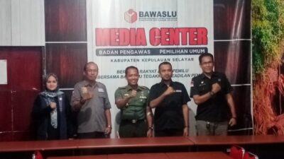 Dandim 1415/Selayar rem 141/Tp silaturahmi dibawaslu