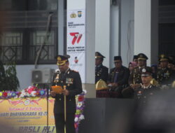 Upacara Hari Bhayangkara ke 77, ini harapan Kapolres Selayar