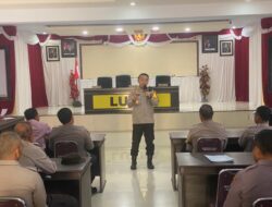 Binlat Calon Peserta seleksi Perwira Alih Golongan (PAG) Tahun 2023 Personel Polres Luwu Utara
