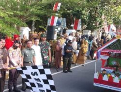 Kodim Selayar, Pemda Kepulauan Selayar Gelar Lomba Becak Hias Antar OPD