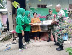 Program Jumat Berkah Koramil Bontomatene Bagikan Sembako ke Warga