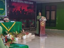 Pertemuan Gabungan Persit KCK cabang XXIX Kodim Selayar, Dandim Tekankan Untuk Bijak Bermedia Sosial