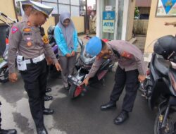 Propam Polres Luwu Utara Periksa kelengkapan kendaraan Personel pada OPS Zebra Pallawa 2023