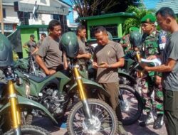 Kodim Selayar Gelar Pemeriksaan Kendaraan Dinas