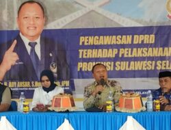 Ady Ansar Lakukan Kunjungan Pengawasan APBD Sulsel di Selayar