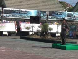 Upacara HUT TNI ke 78 di Makodim Selayar, Dandim bacakan amanat Panglima
