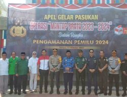 Pj Walikota Palopo Asrul Sani, SH., M.Si.hadiri Apel Gelar Pasukan Operasi Mantap Brata 2023-2024