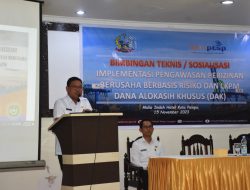 Bimtek dan Sosialisasi Implementasi Pengawasan Perizinan Berusaha dibuka Pj Walikota Palopo
