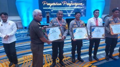 Rapat kerja Teknis  Sabet Pungli tahun 2023, Polres Luwu Utara raih Penghargaan 