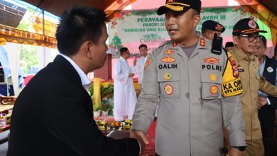 SINERGITAS WUJUDKAN NATAL 2023 YANG KONDUSIF, KAPOLRES LUWU UTARA AJAK FORKOPIMDA PANTAU IBADAH DI GEREJA