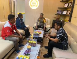 SILATURAHMI KAPOLRES LUWU UTARA DENGAN KEPALA TELKOM WILAYAH MASAMBA DAN LUTIM UNTUK MENJAGA STABILITAS PEMILU 2024