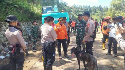 Proses Pencarian Korban Longsor di Bastem Kembali dilanjutkan di Hari ke Tiga