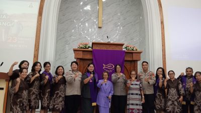 Polda Sulsel Gelar Minggu Kasih, Tampung Aspirasi Warga di Gereja Toraja Jemaat Sudiang, Makassar