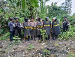 KAWAL EKSEKUSI LAHAN IRIGASI, POLRES LUWU UTARA TURUNKAN 140 PERSONIL GABUNGAN