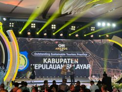Pemkab Selayar Terbaik Outstanding Sustainable Tourism Practice Versi CNN Indonesia Awards