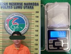 Satresnarkoba Polres Luwu Utara Ungkap Pelaku Narkoba Jenis Sabu