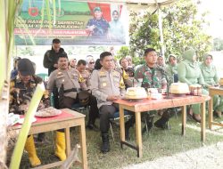 Kapolres Luwu Utara hadiri Vicon Panen Raya Padi Serentak bersama Jajaran Kodam XIV Hasanuddin di Kabupaten Luwu Utara