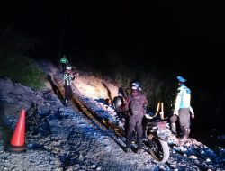 Polres Luwu Utara Bergerak Cepat Tangani Bencana Longsor di Jalan Poros Rongkong – Seko