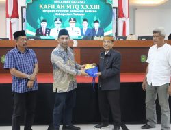 Tiba Di Takalar, Kafilah Kabupaten Kepulauan Selayar di Sambut Tuan Rumah