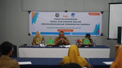 Bidang Aptika Diskominfo Selayar Rakor Penatalaksanaan Nama Sub Domain