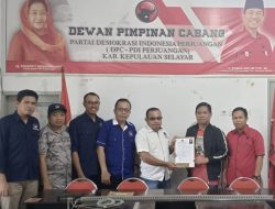 Politisi senior, Ir. H. Ady Ansar Resmi Daftar Di PDI Perjuangan Selayar Sebagai Bacapub 2024 – 2029
