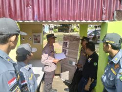 Polsek Mappedeceng Polres Luwu Utara Sambut Tim Penilai Lomba Satkamling