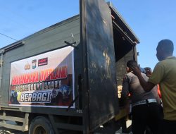 Boyong Komunitas Jeep, Kapolres Luwu Utara Salurkan Bantuan Banjir Di Tiga Kecamatan