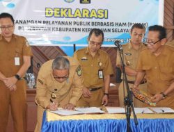 Sekda Selayar dan Lima OPD Deklarasi P2HAM,