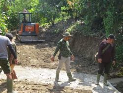 Kerja sama Satgas TMMD Ke-120 Dengan Masyarakat, 8 Unit Plat Duiker Selesai Lebih Cepat