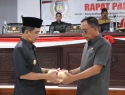 Wabup Selayar Serahkan Ranperda, Pertanggungjawaban APBD Tahun Anggaran 2023