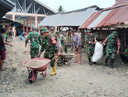 Karya Bhakti Bersihkan Pasar Swadaya Lara Digelar Sukses